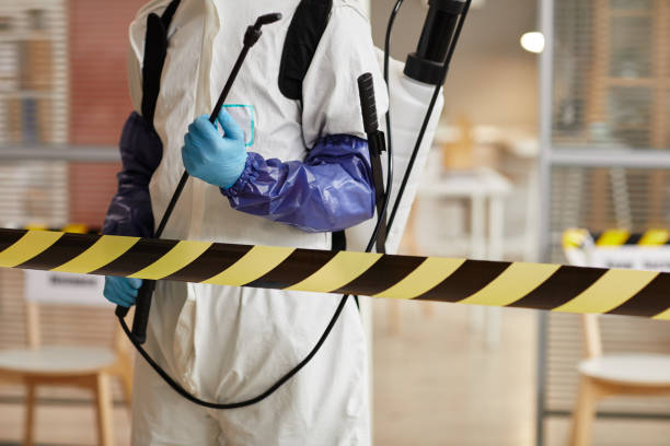 Professional Infectious Disease Decontamination technician working in Orchard, TX